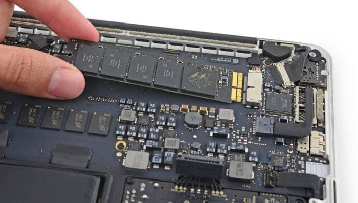 Penyimpanan di MacBook