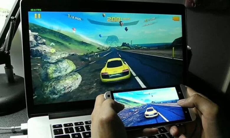 mirroring layar HP ke laptop