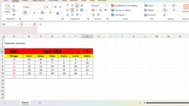 kalender otomatis