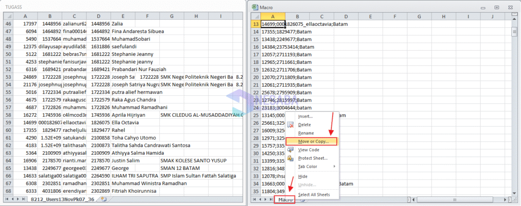 file Excel